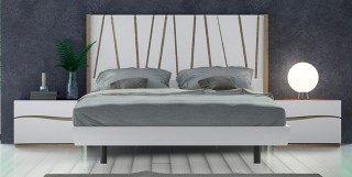 Unique Wood Luxury Platform Bed with Extra Storage