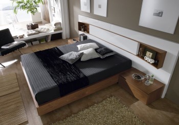 Exquisite Wood High End Platform Bed