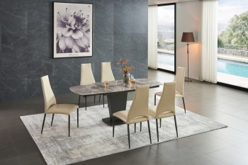 Overnice Marble Designer Table and Chairs Set
