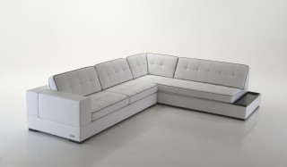Luxury Leather Corner Sectional Sofa