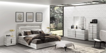 Made in Italy Wood Luxury Bedroom Sets feat Light