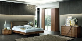 Made in Italy Leather Luxury Bedroom Furniture Sets