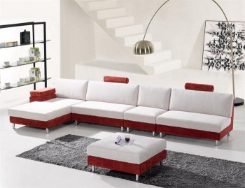Extravagant Micro Suede L-shape Sofa Furniture