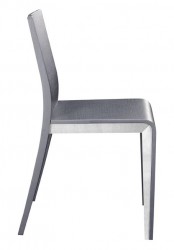 Caesar Chair with Brushed Steel Accents