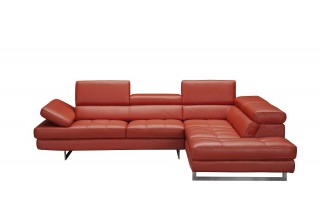 Contemporary Style Tufted Corner Sectional L-shape Sofa