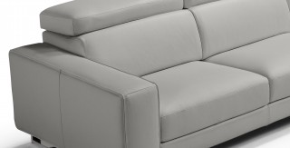Adjustable Advanced Leather Upholstery Corner L-shape Sofa