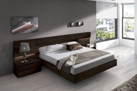 Made in Spain Wood High End Platform Bed with Extra Storage