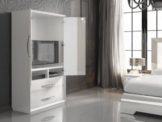 Made in Spain Leather Modern Contemporary Bedroom Designs in White