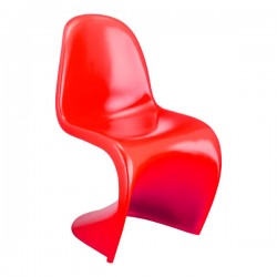 Contemporary S Shaped Modern Chair with Color Options