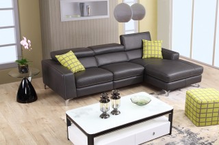 High-class All Italian Leather Sectional Sofa