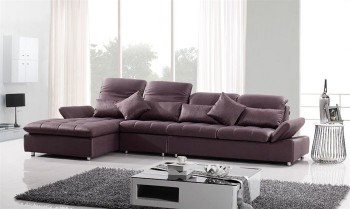 High-class Microfiber Living Room Furniture with Pillows