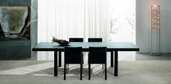 Dark Brown Contemporary Dining Table