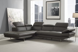 Adjustable Advanced Italian Leather Corner Couch
