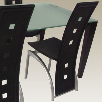 Contemporary Black Side Chair