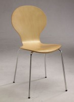 Natural Color Plywood Dining Chair