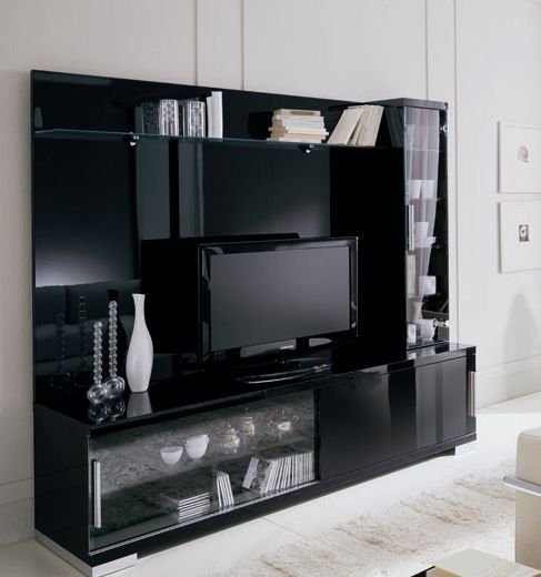 Stylish Entertainment Center Luxury TV Stand - Click Image to Close