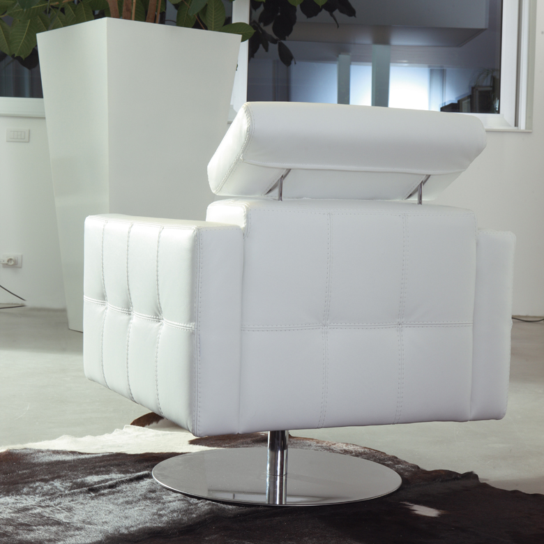 Contemporary Black and White Reclining Sofa Set - Click Image to Close