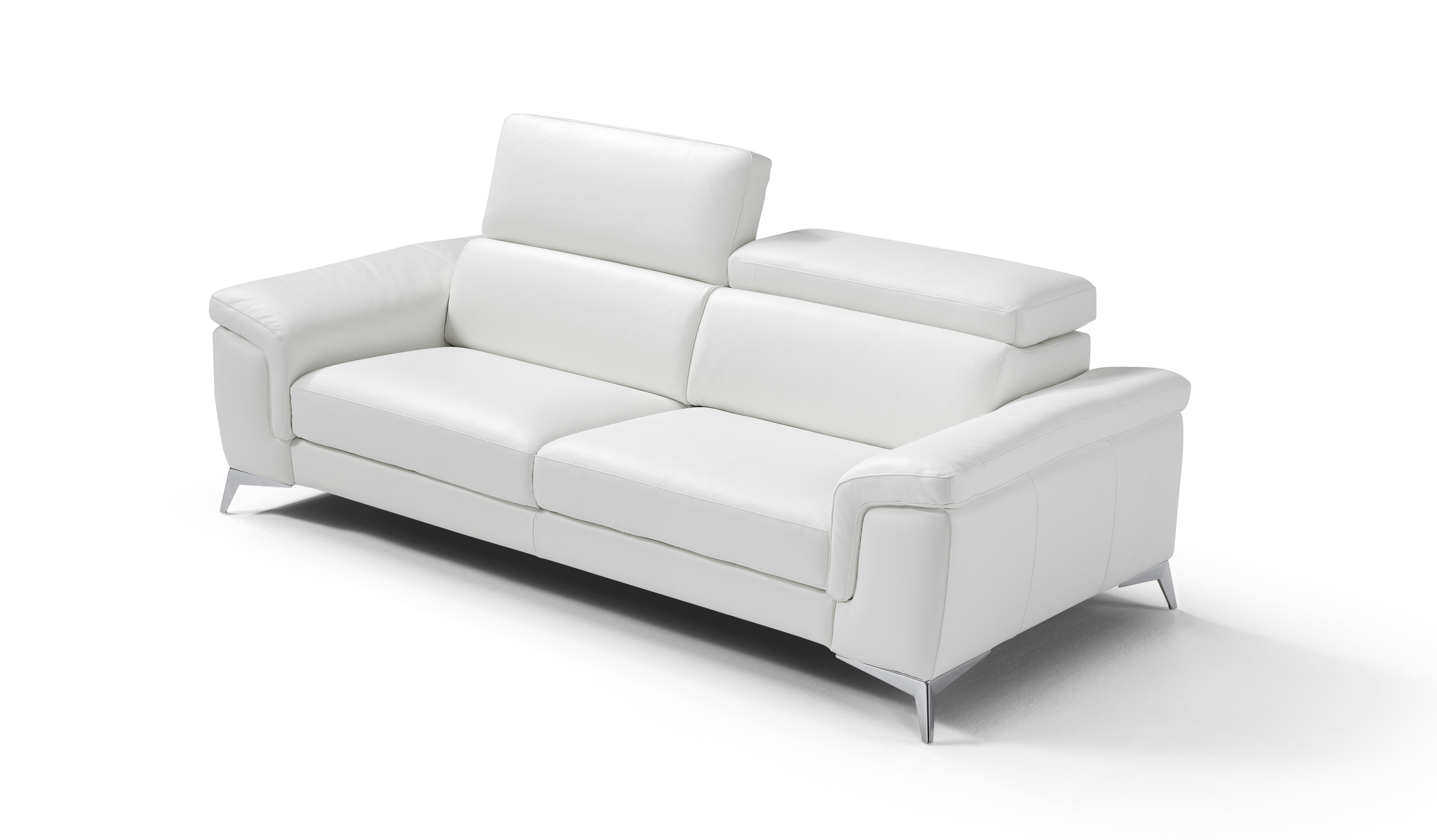 Modern Living Room Sofa in Italian Leather - Click Image to Close
