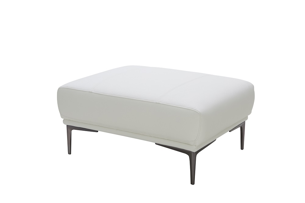 Manhattan Contemporary White Leather Sofa Set - Click Image to Close
