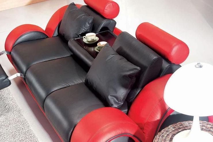 Contemporary Leather Sofa Set - Click Image to Close