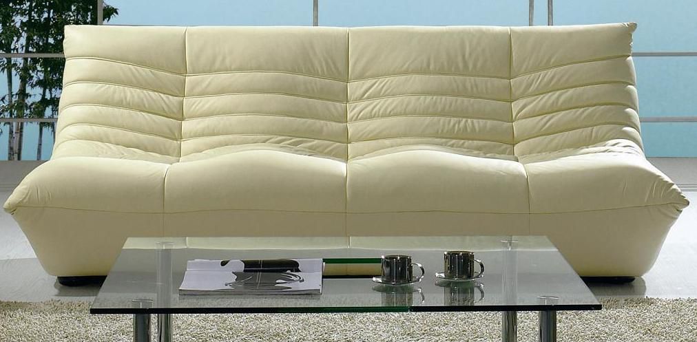 Contemporary Chic Leather Sofa Set - Click Image to Close