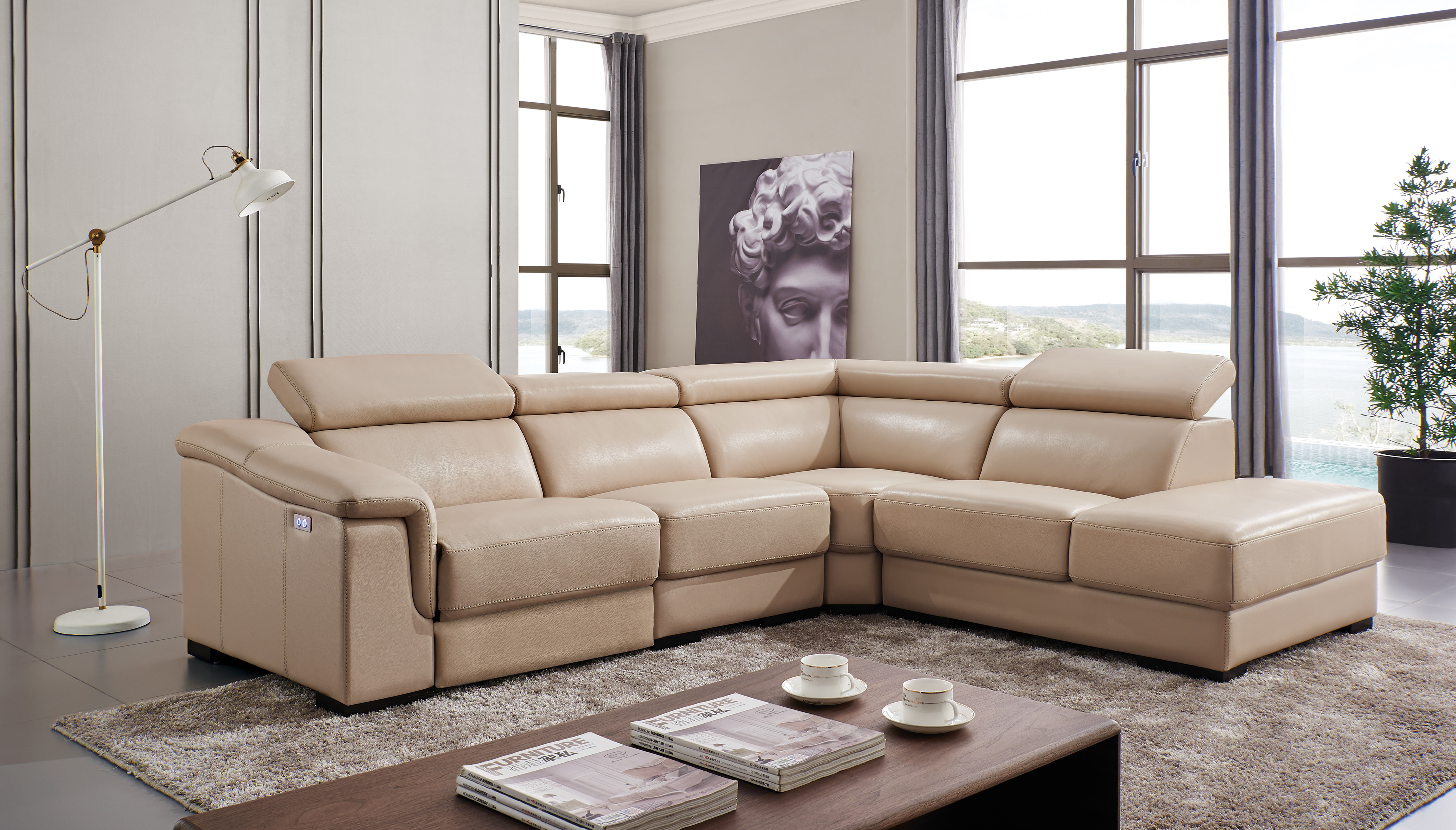 Almond Beige Soft and Welcoming Skilled Italian Craftsmanship - Click Image to Close