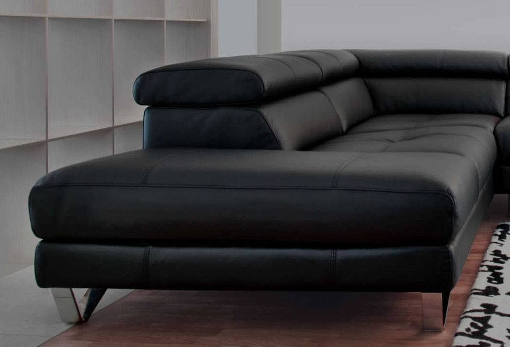 Exclusive Curved Sectional Sofa in Leather - Click Image to Close