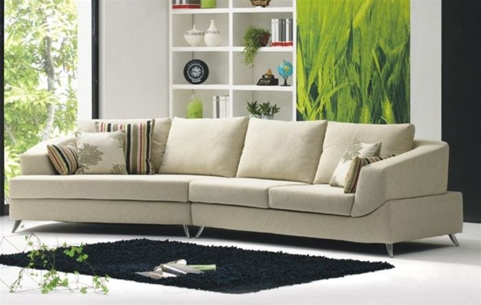 Extravagant Mircofiber Sectional with Chaise - Click Image to Close