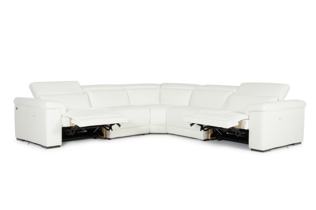 Elite Reclining Sectional Lounge with Adjustable Headrests - Click Image to Close