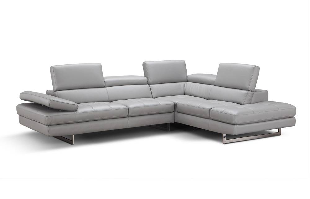 Exclusive Modern Leather L-shape Sectional - Click Image to Close