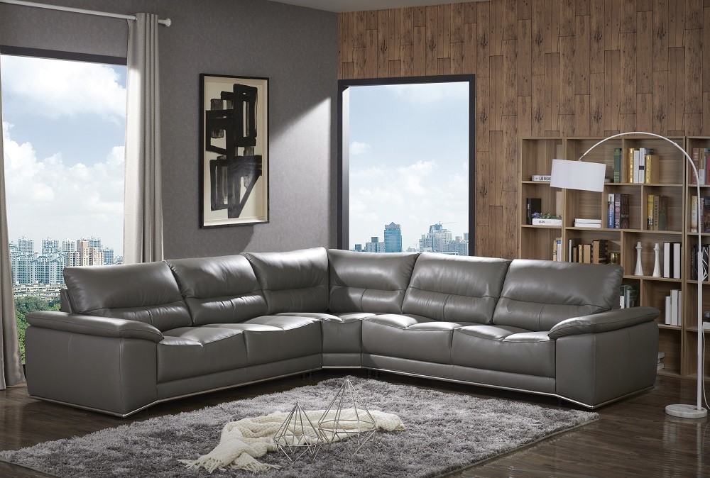 right sectional leather sofa