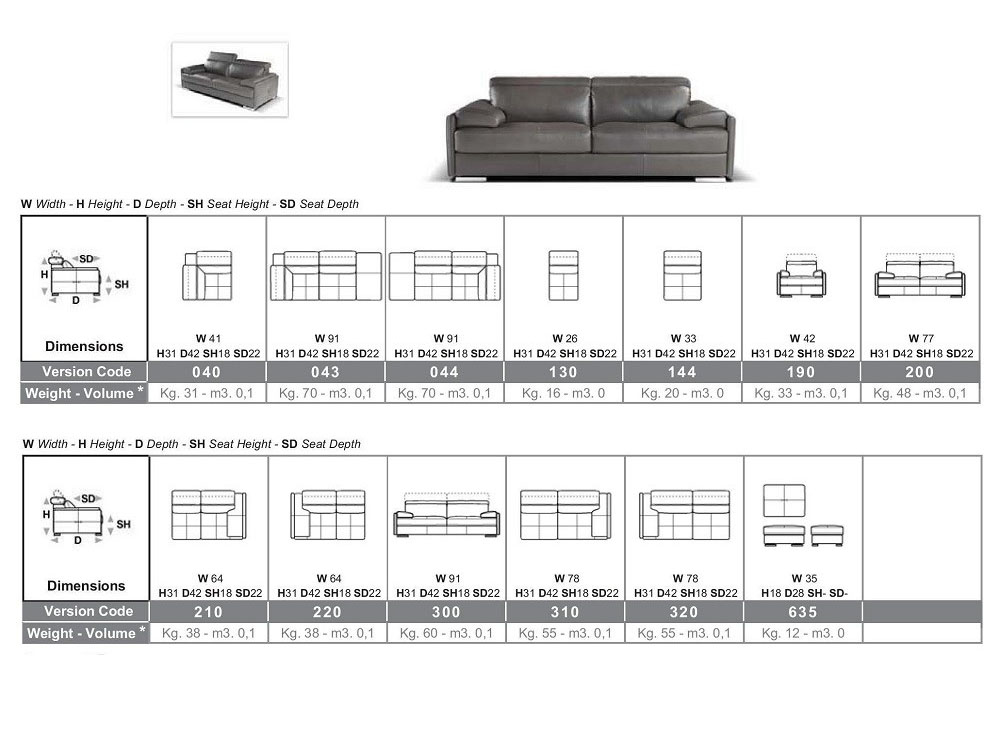 Contemporary Style Modern Top-Grain Italian Sectional - Click Image to Close