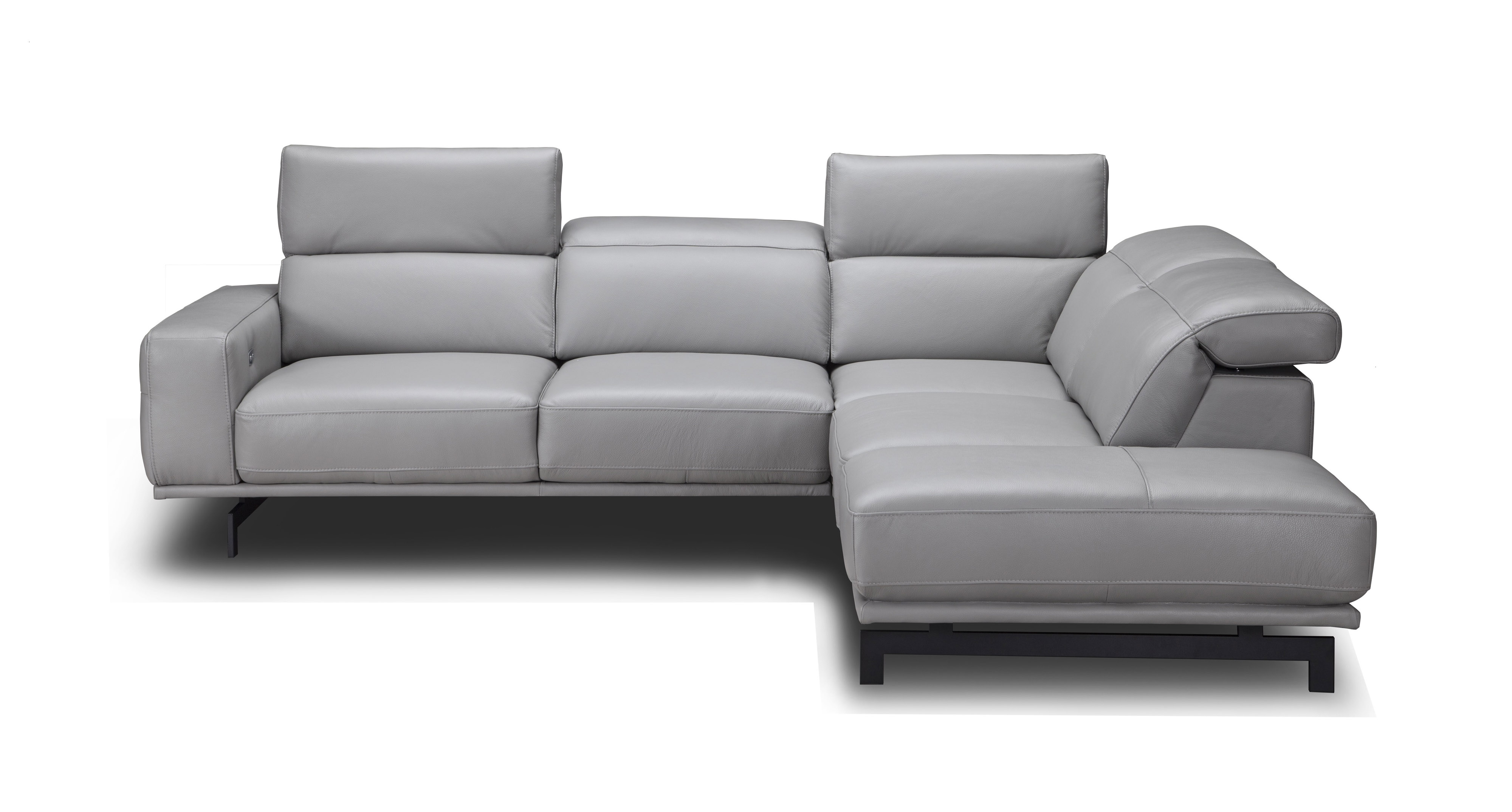 Adjustable Advanced Italian Top Grain Leather Sectional Sofa - Click Image to Close