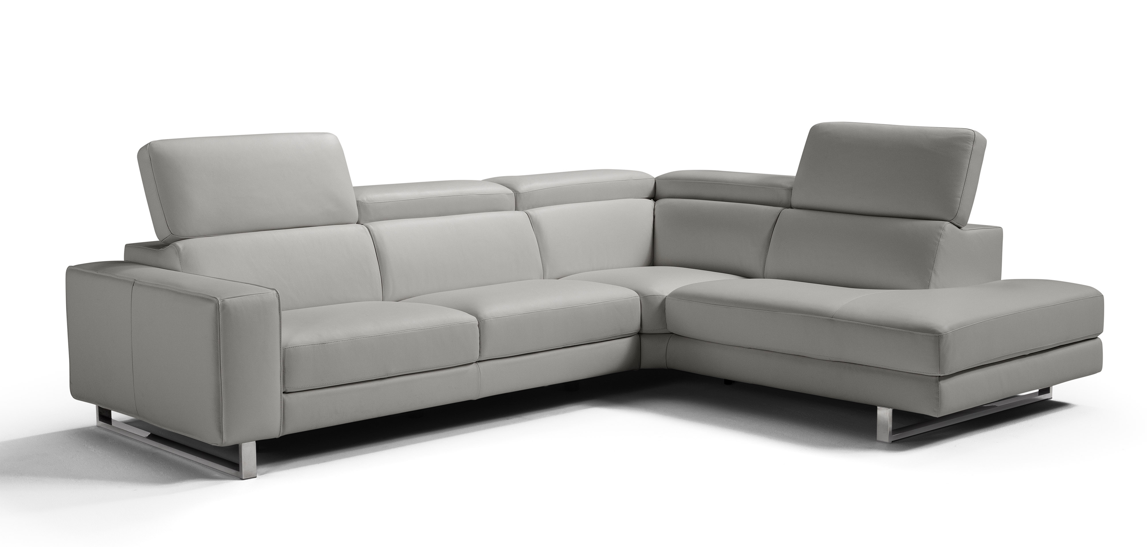Adjustable Advanced Leather Upholstery Corner L-shape Sofa - Click Image to Close