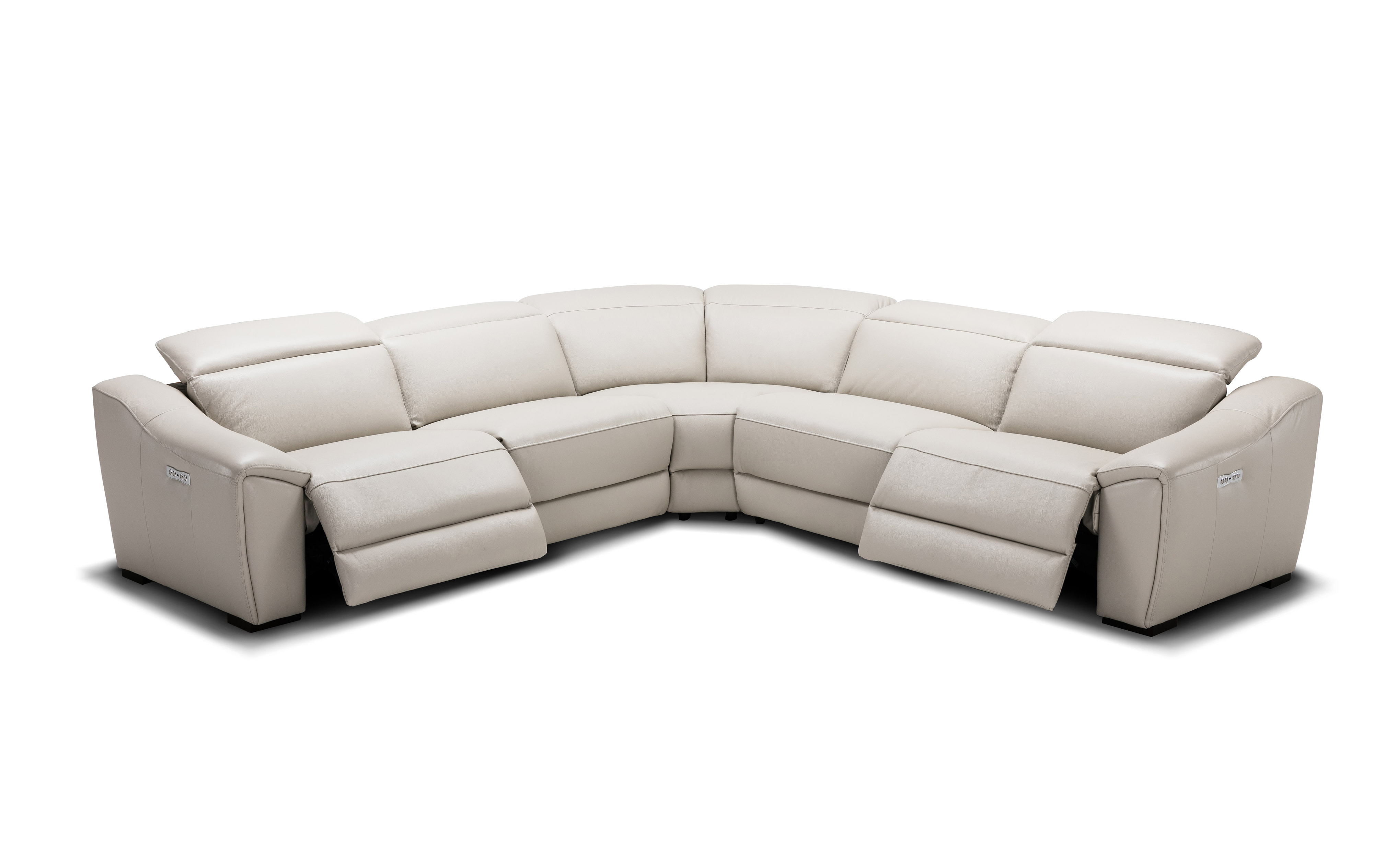 Advanced Adjustable Full Leather Corner Couch Sacramento California J&M