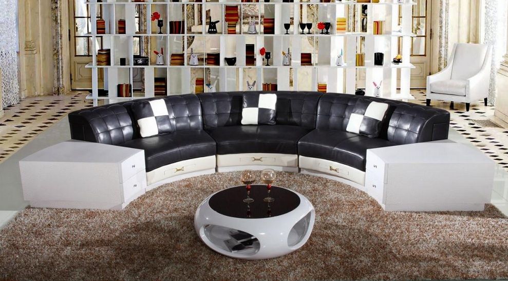 Contemporary Leather Corner Sectional Sofa Denver Colorado V6007 Quality Bonded Leather Corner Sectional Sofas