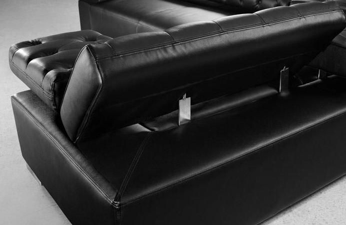 Advanced Adjustable Tufted Designer Full Italian Sectional - Click Image to Close