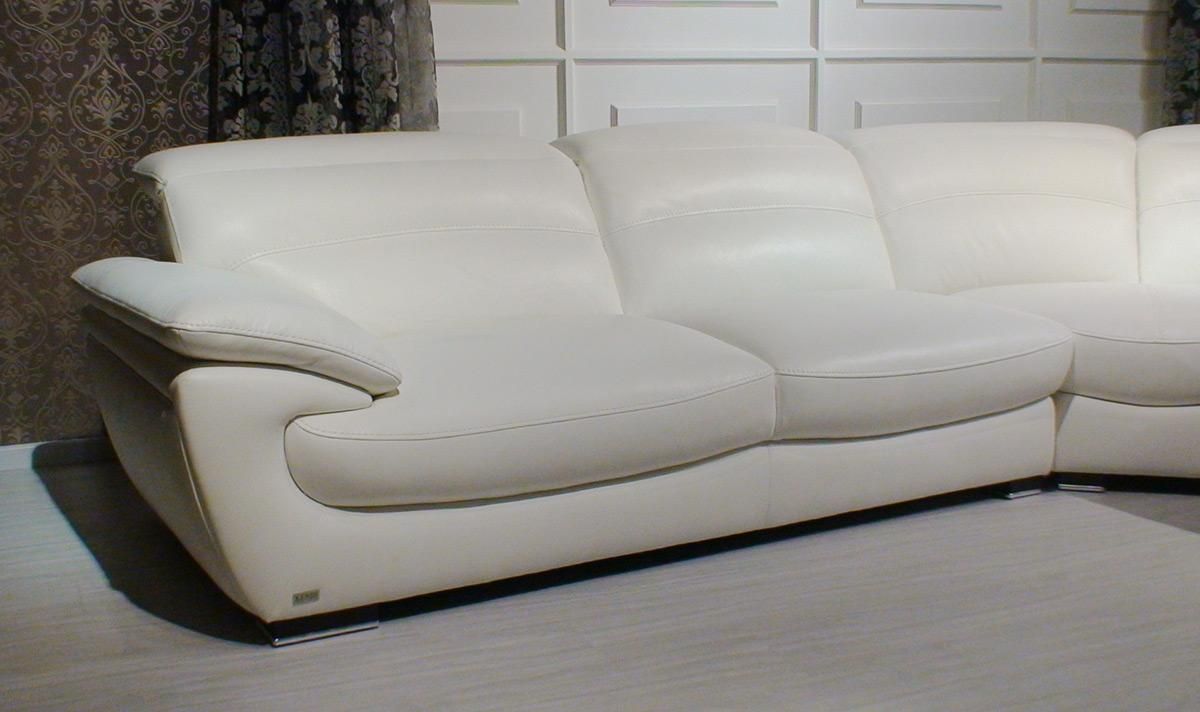 Adjustable Advanced Modern Leather L-shape Sectional - Click Image to Close