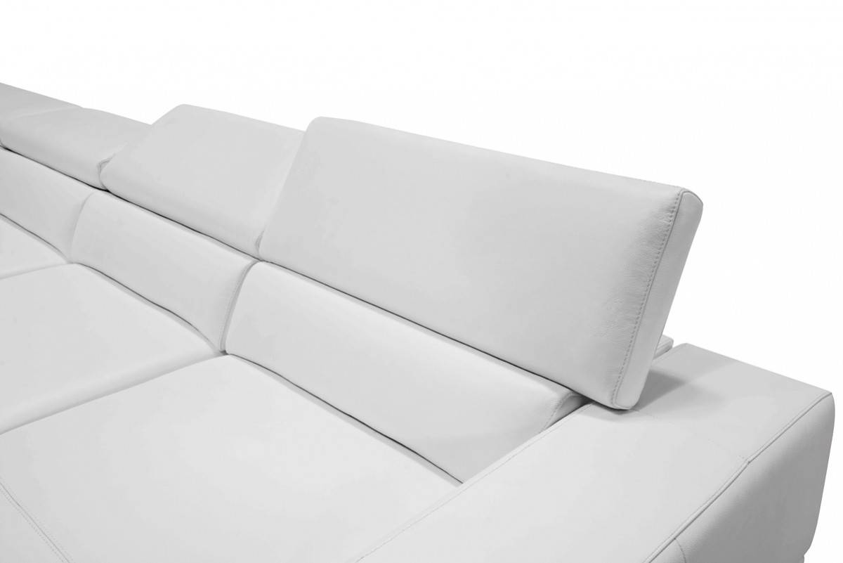 Elite Sectional Upholstered in Real Leather - Click Image to Close
