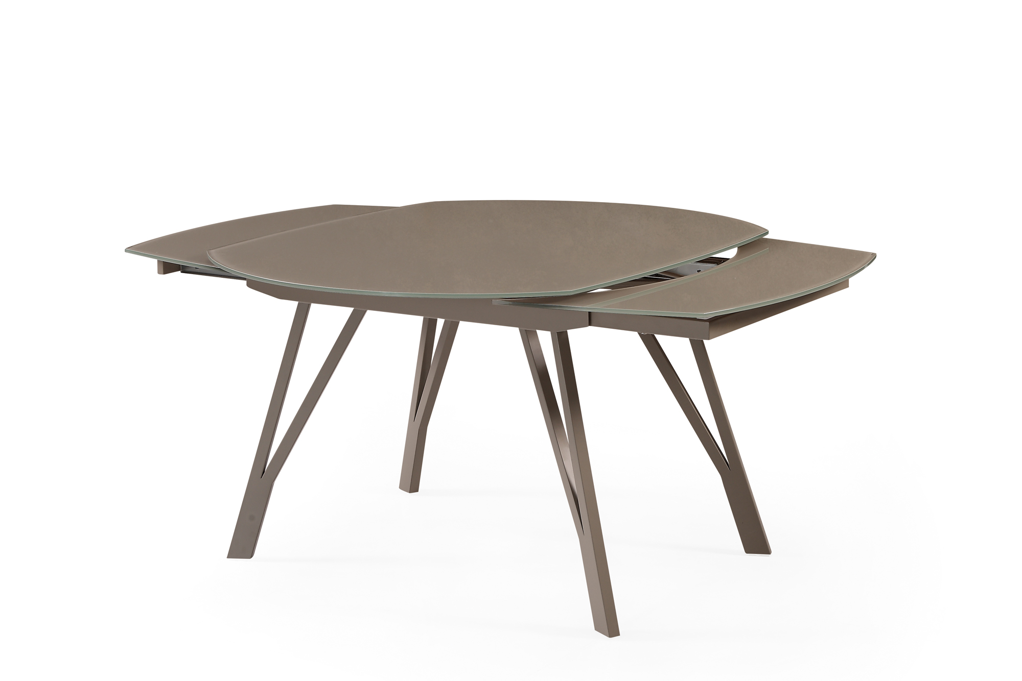 Beautiful Extendable Dining Table with Fabric Chairs - Click Image to Close