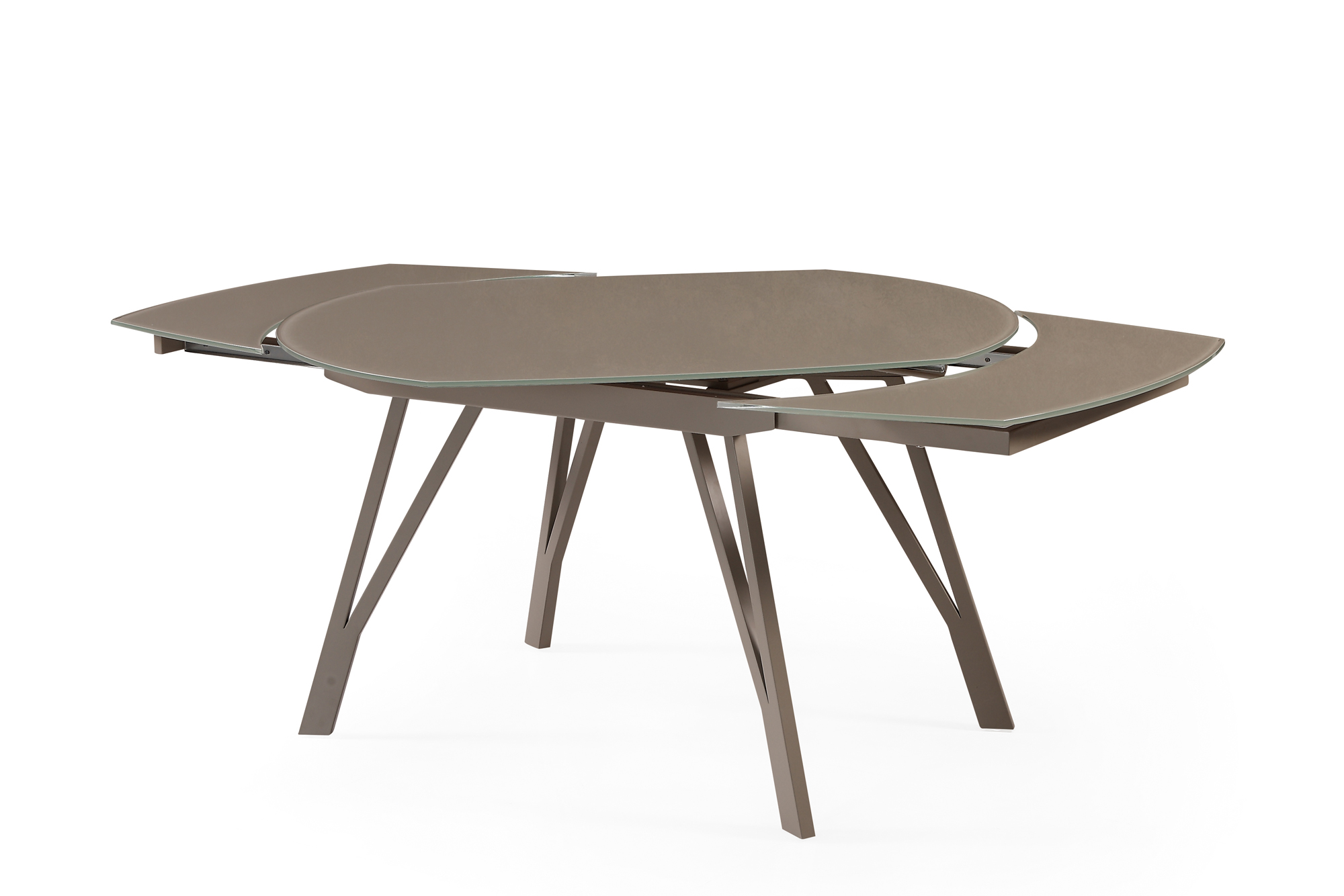 Beautiful Extendable Dining Table with Fabric Chairs - Click Image to Close