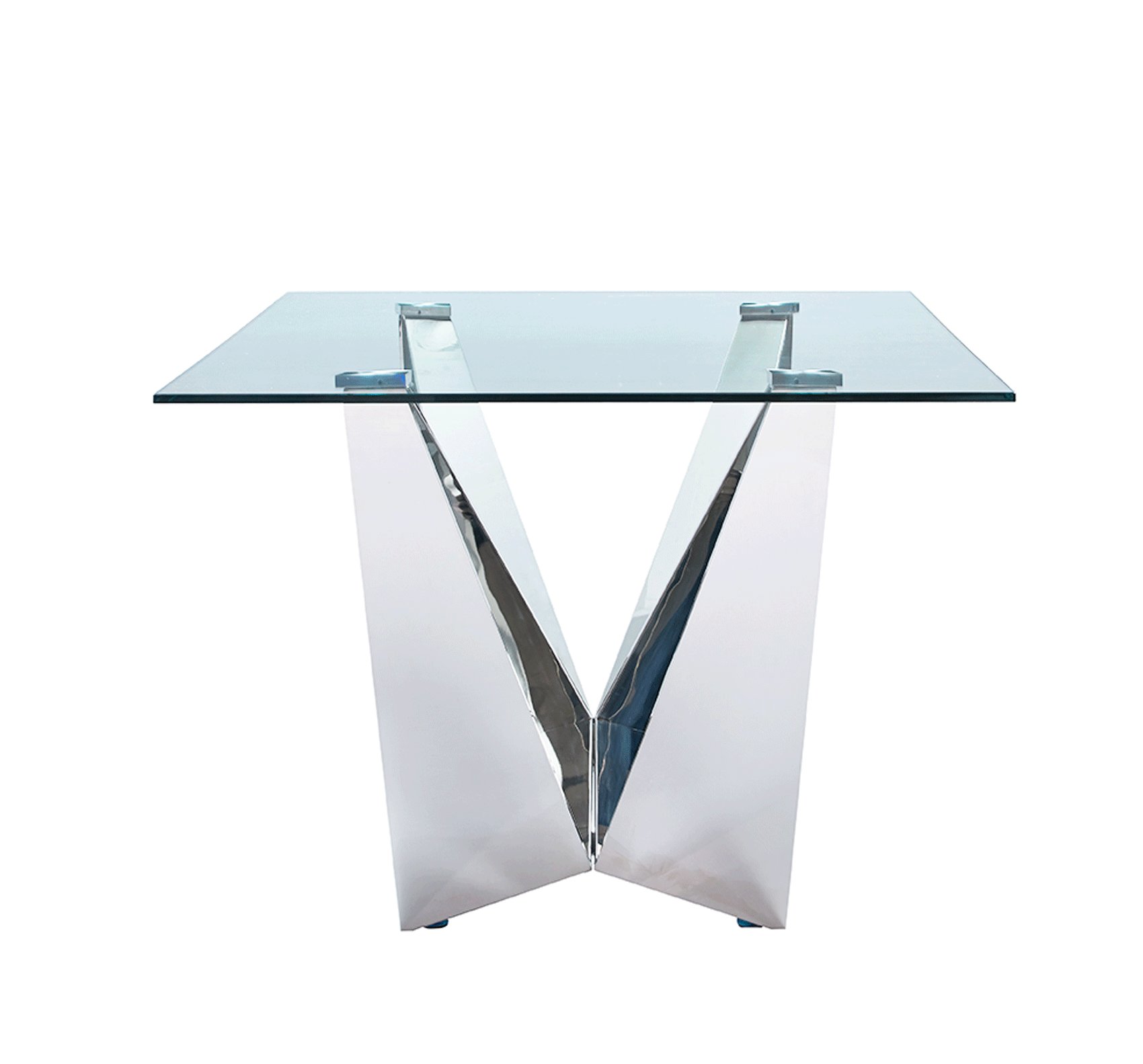 Exclusive Rectangular Glass Top Modern Dining Set - Click Image to Close