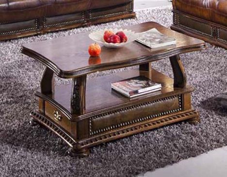 Oakman Wooden Coffee Table - Click Image to Close