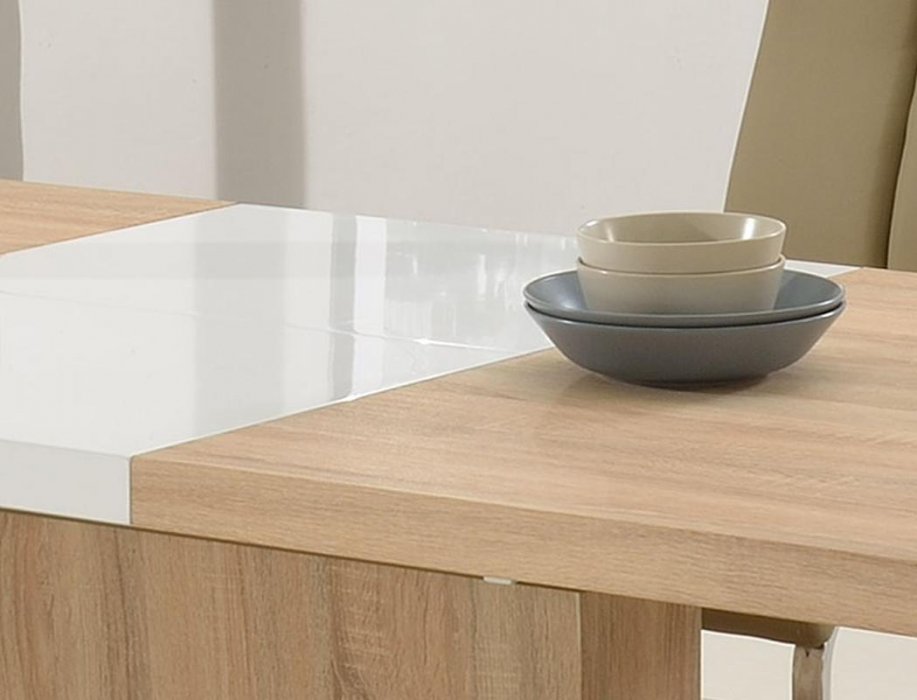 Light Oak Table with Middle Extension Denver Colorado CHJAC