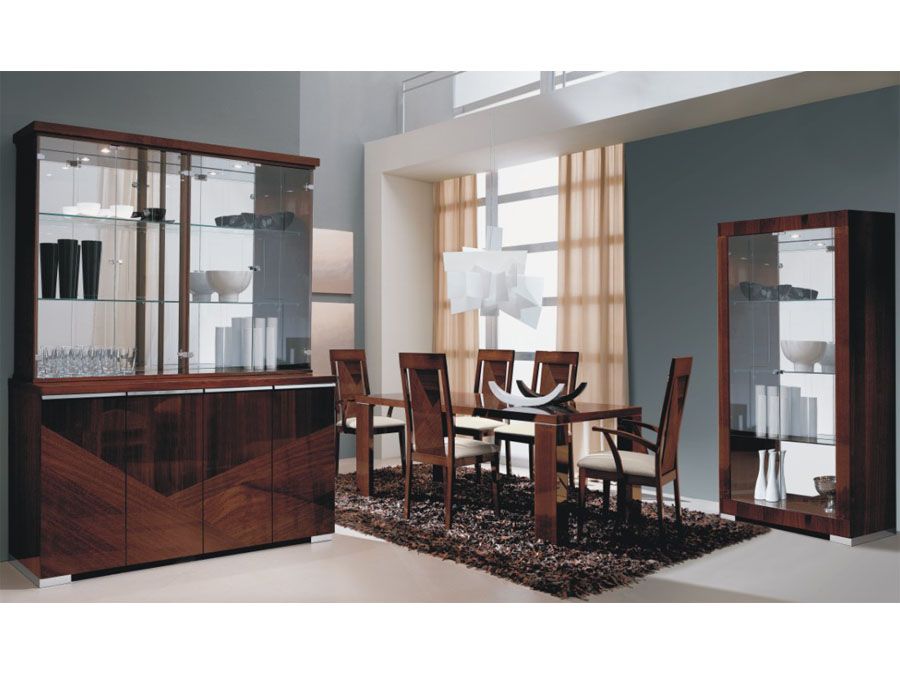 capri high gloss dark walnut finished extendable dining table capri high gloss dark walnut finished extendable dining table