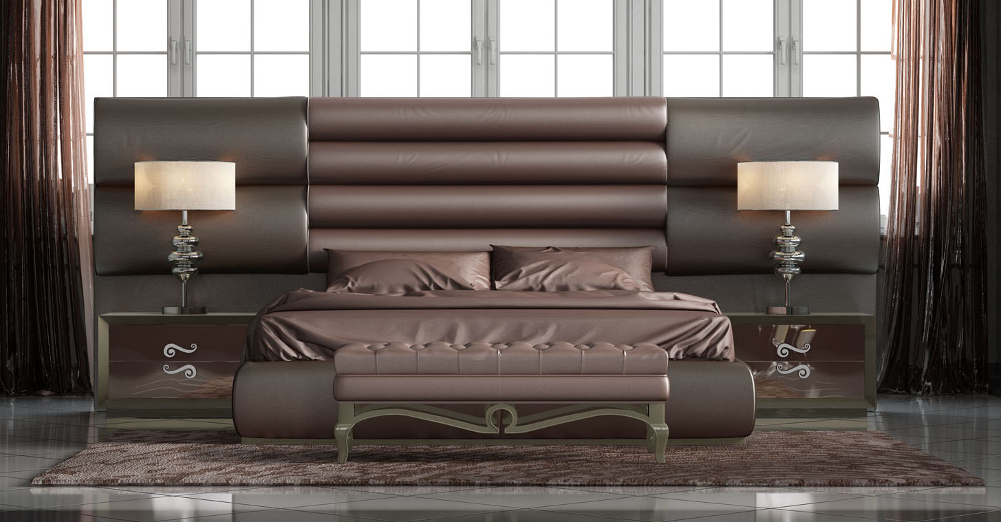 Refined Wood High End Modern Furniture feat Full Tufted Upholstery - Click Image to Close