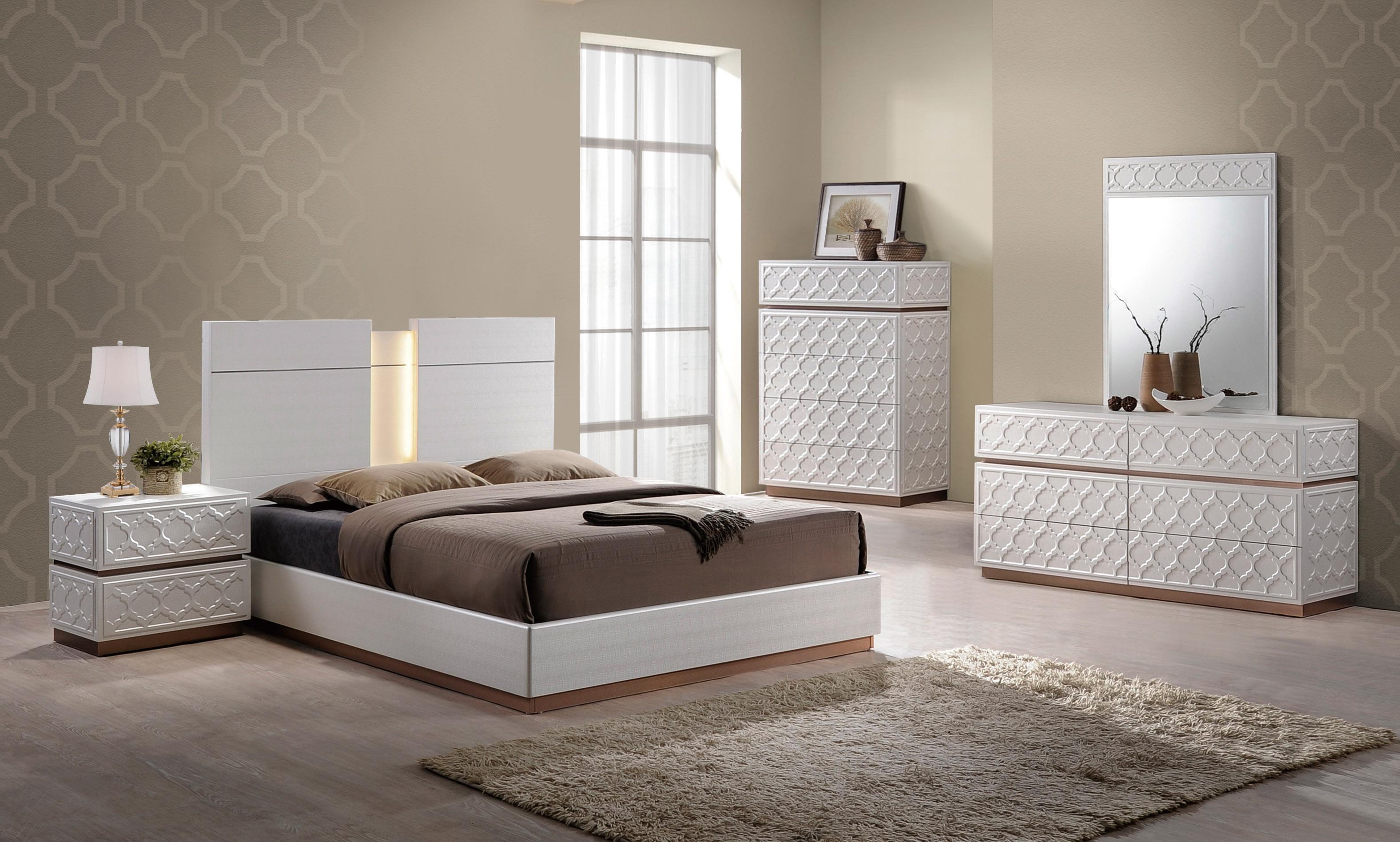 elegant cream and led bedroom set phoenix arizona global-emma elegant cream and led bedroom set phoenix arizona global-emma