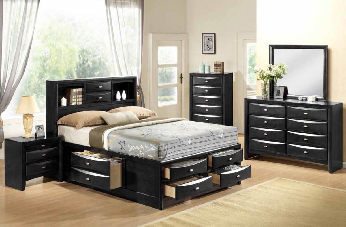 High-class Quality Designer Bedroom Set with Extra Storage - Click Image to Close