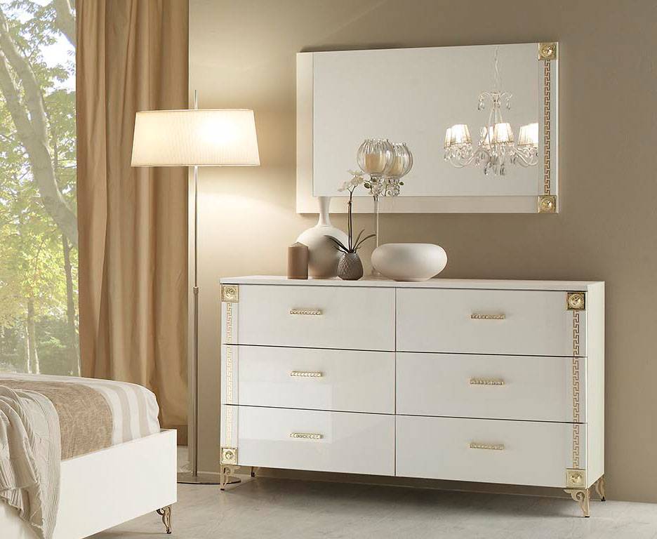Made in Italy Quality Luxury Modern Furniture Set with Golden Color - Click Image to Close