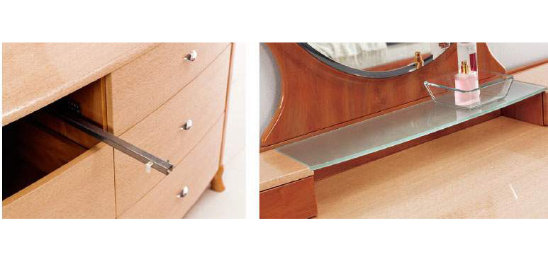 Exotic Wood Modern High End Furniture with Extra Storage - Click Image to Close
